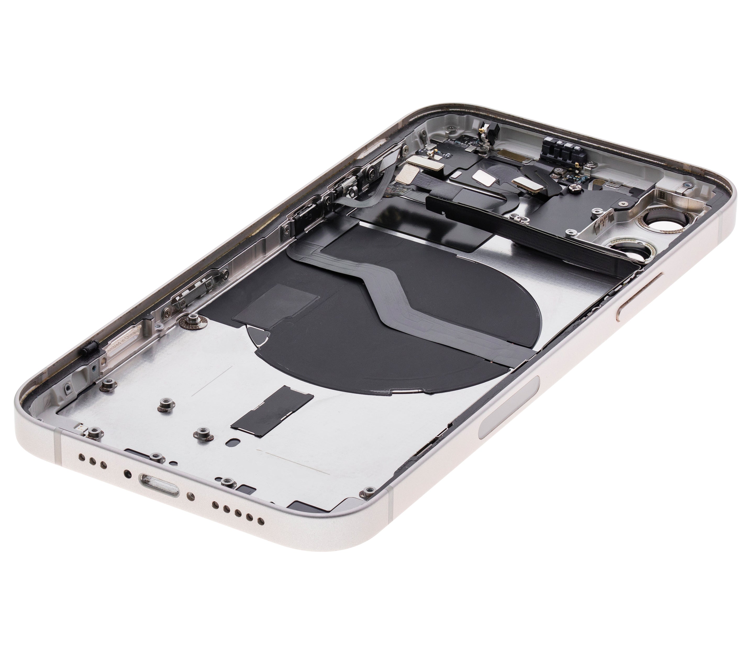 Original Apple-Ausbau B gebraucht – iPhone 12 US Version Backcover/Rahmen Weiß