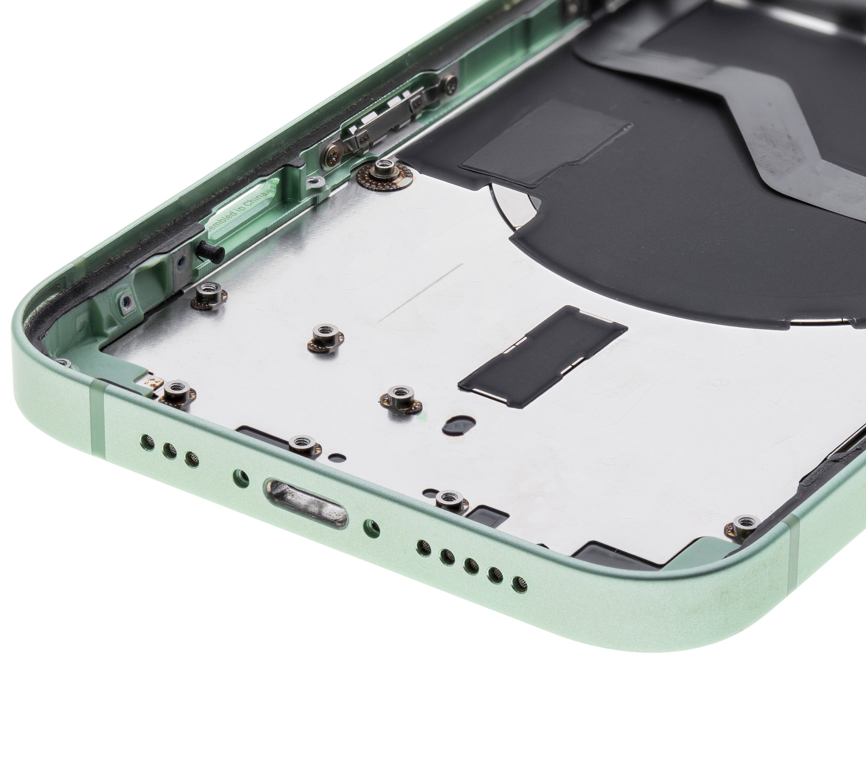 Original Apple-Ausbau B gebraucht – iPhone 12 US Version Backcover/Rahmen Grün