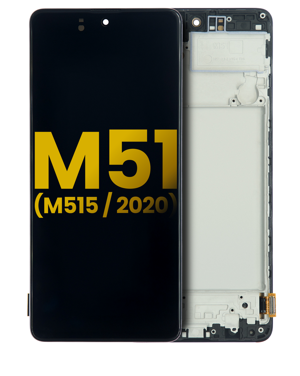 OLED Component with Frame for Samsung Galaxy M51 (M515 / 2020) (Refurbished) (All Colors)
