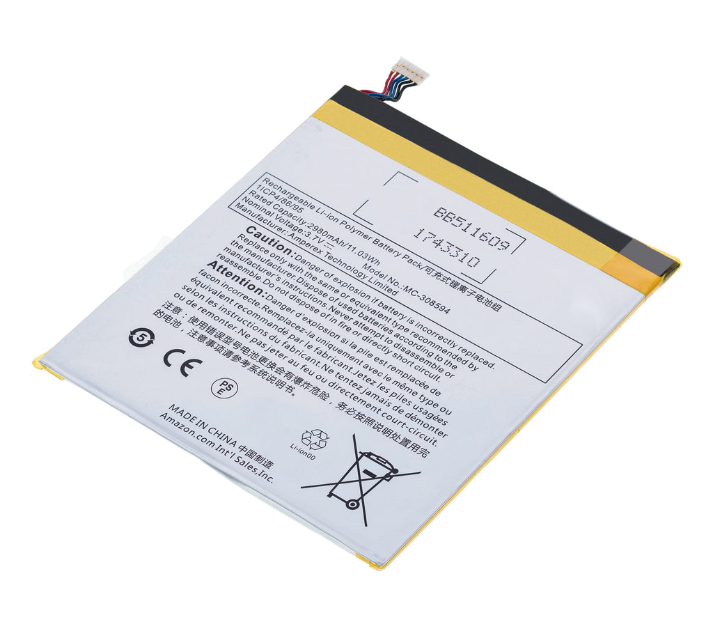 Replacement Battery for Amazon Kindle Fire 7 (5th Gen, 2015) (SV98LN) (MC-308594)