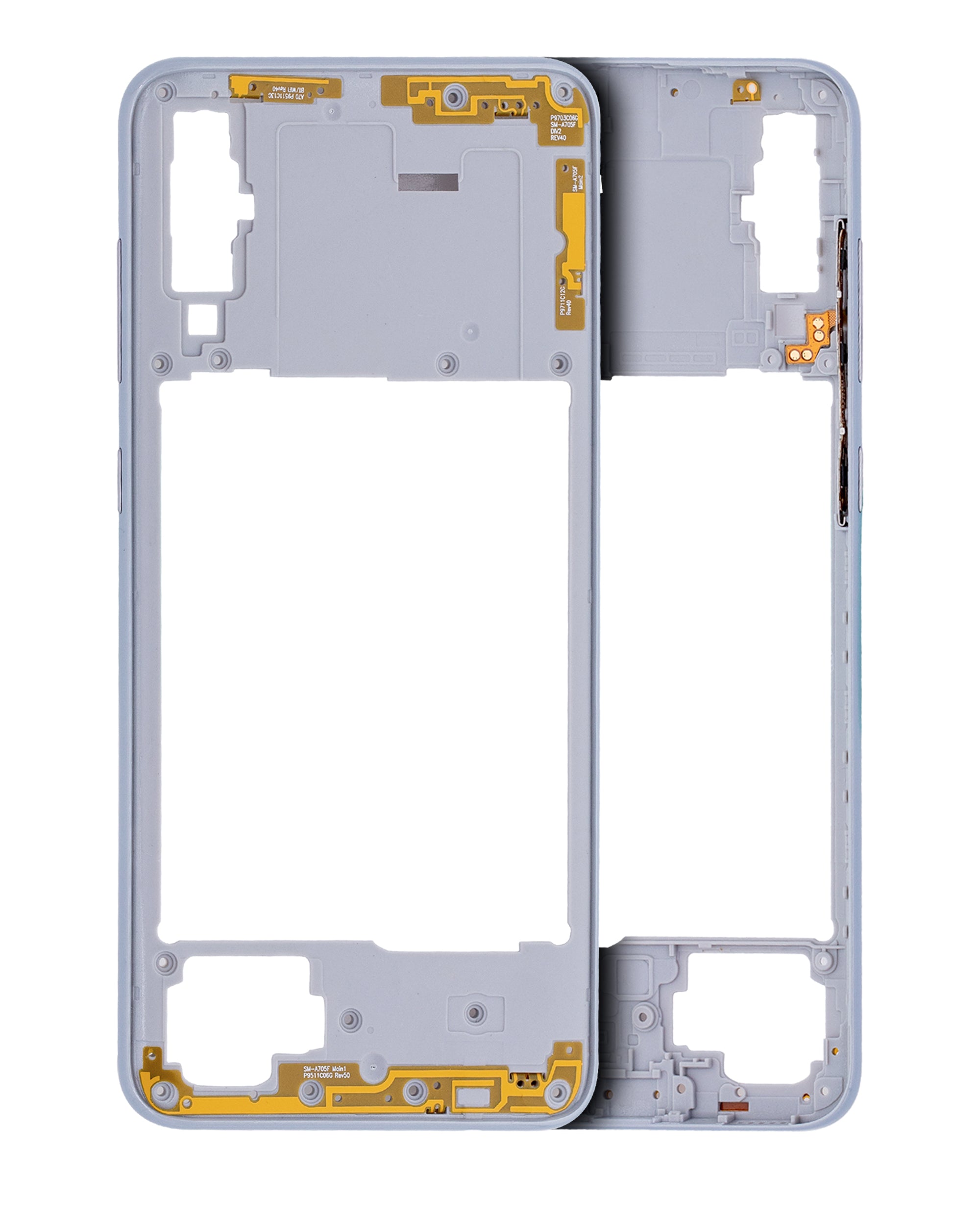 Midframe/Frame for Samsung Galaxy A70 (A705 / 2019) (Aftermarket Plus) (White)