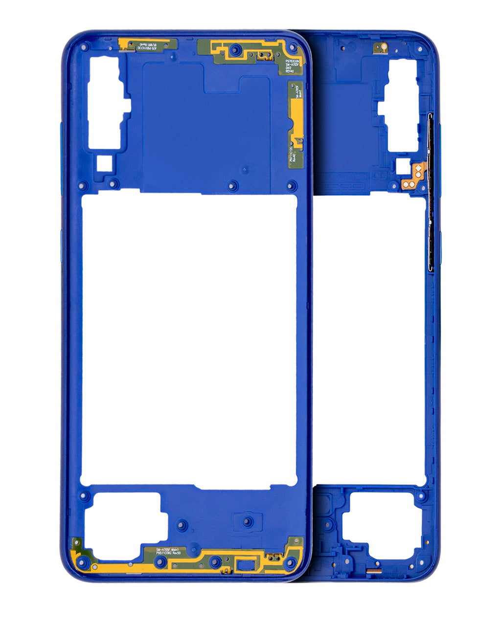 Midframe/Rahmen für Samsung Galaxy A70 (A705 / 2019) (Aftermarket Plus) (Blau)