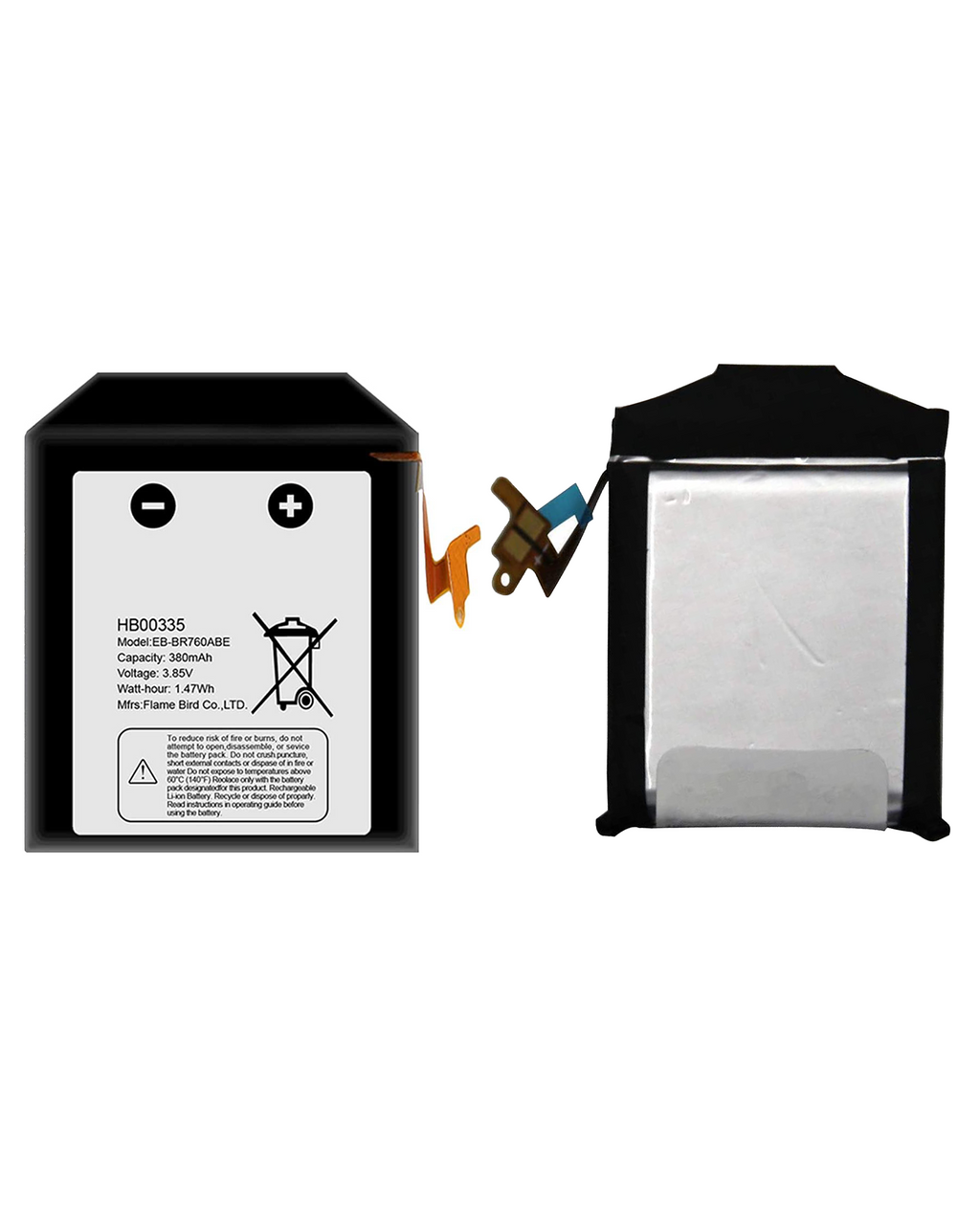 Replacement Battery for Samsung Gear S3 Classic / S3 Frontier (EB-BR760ABE)