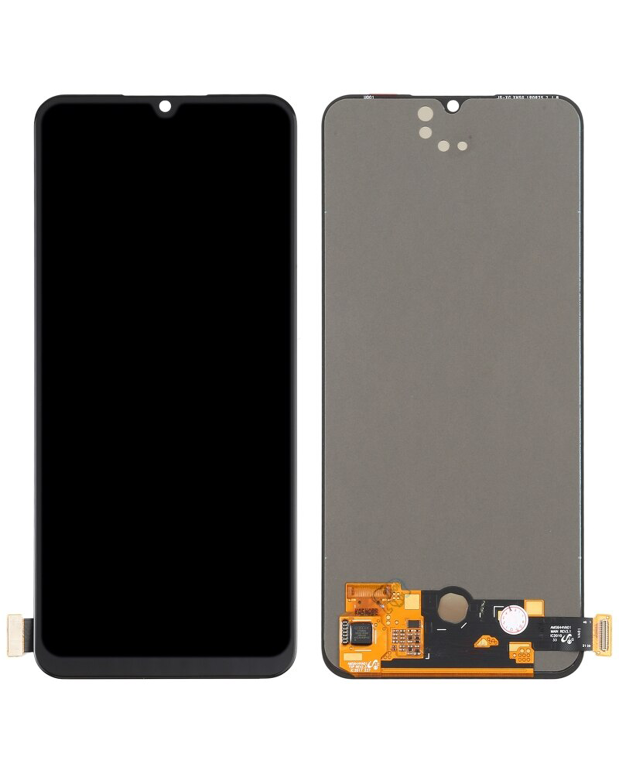 OLED-Display ohne Rahmen für Vivo V20 (Aftermarket Plus) (Alle Farben)