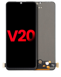 OLED-Display ohne Rahmen für Vivo V20 (Aftermarket Plus) (Alle Farben)
