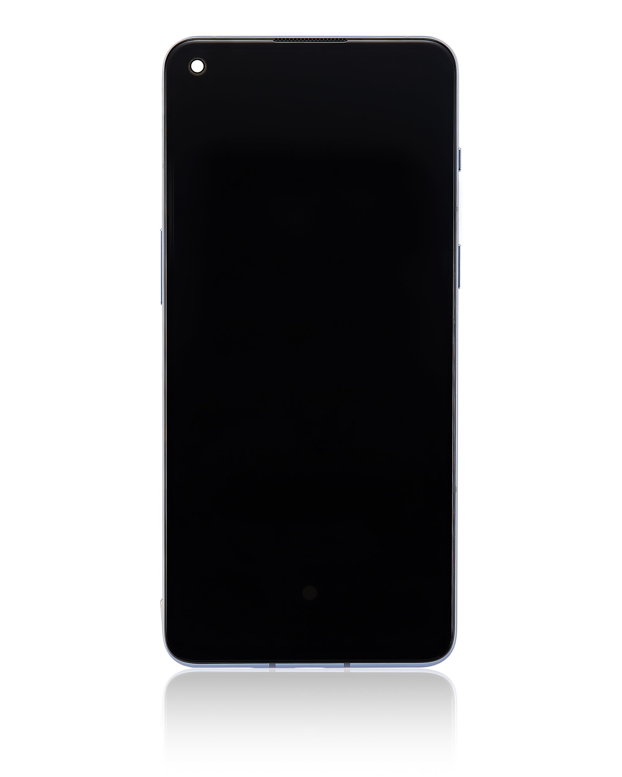 OLED-Display mit Rahmen für OnePlus 9RT 5G (Refurbished) (Nano Silver)