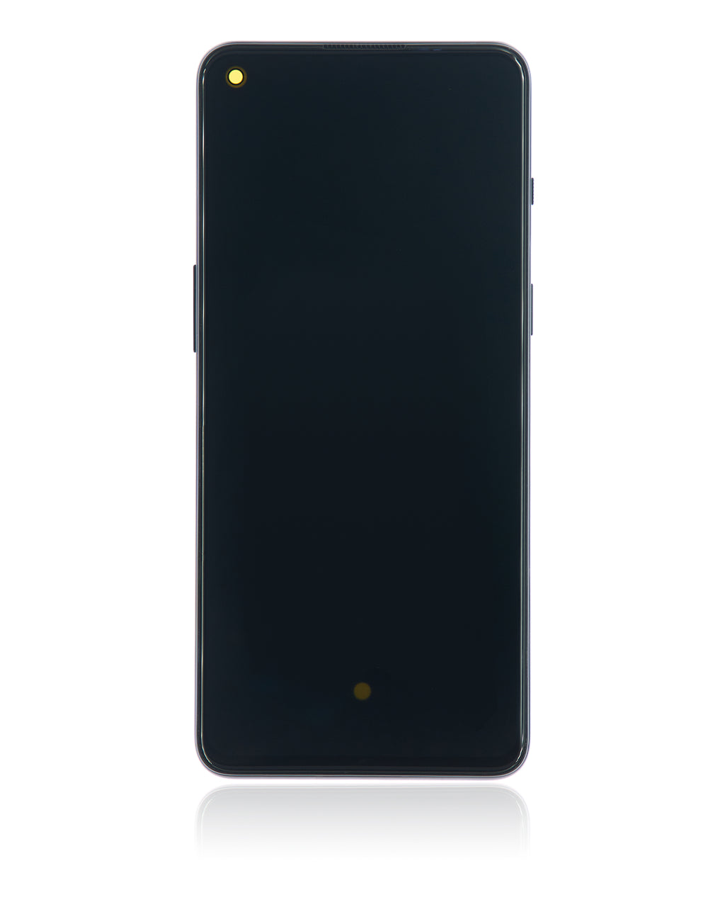 OLED-Display mit Rahmen für OnePlus 9RT 5G (Refurbished) (Hacker Black)