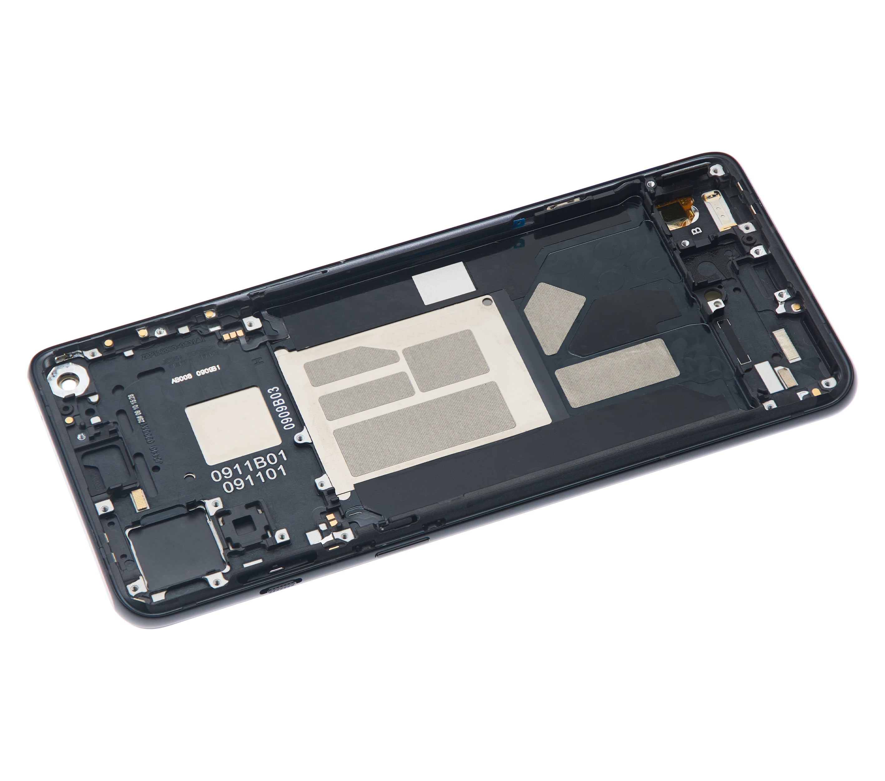 OLED-Display mit Rahmen für OnePlus 9RT 5G (Refurbished) (Hacker Black)
