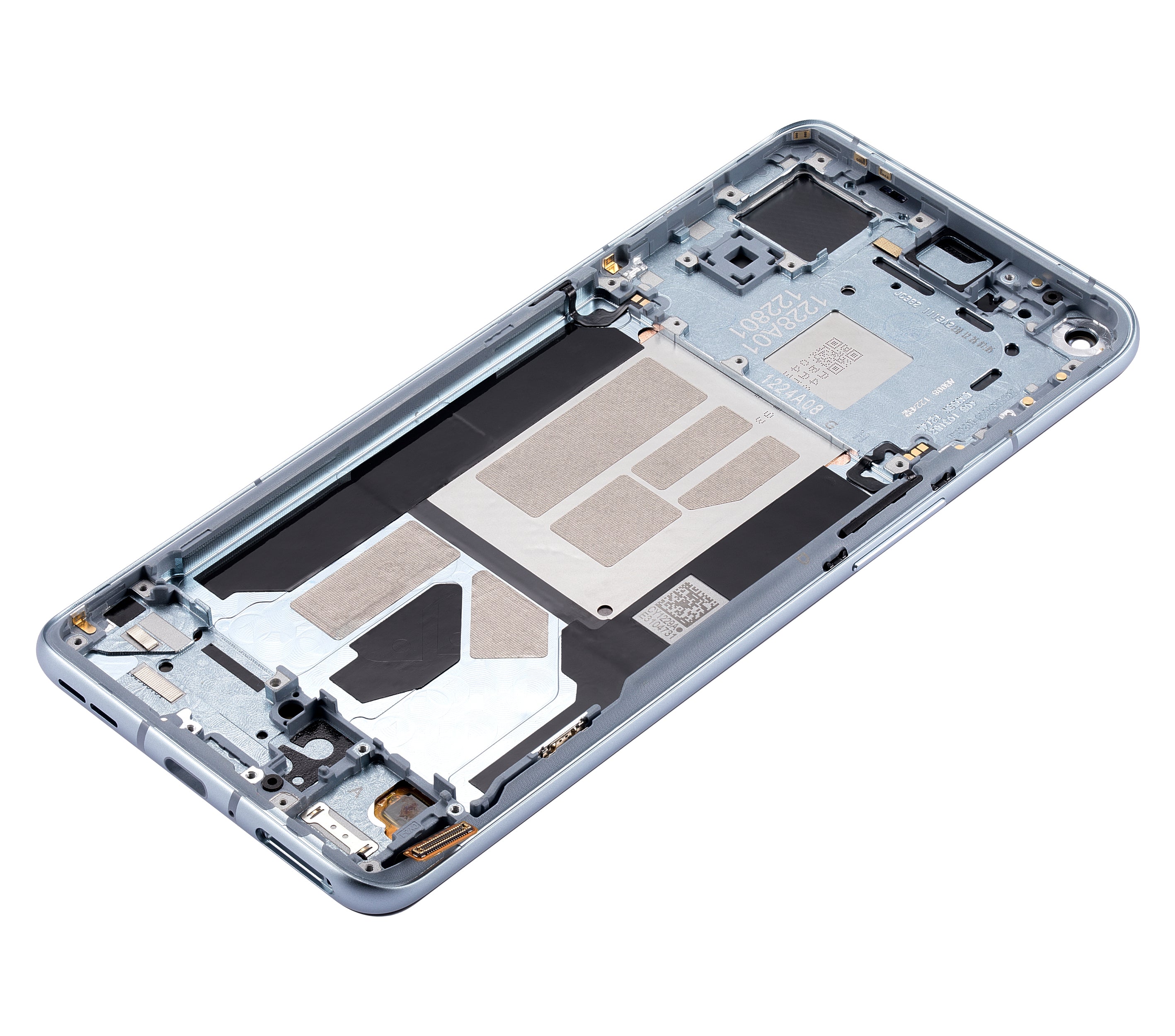 OLED-Display mit Rahmen für OnePlus 9RT 5G (Refurbished) (Blau)