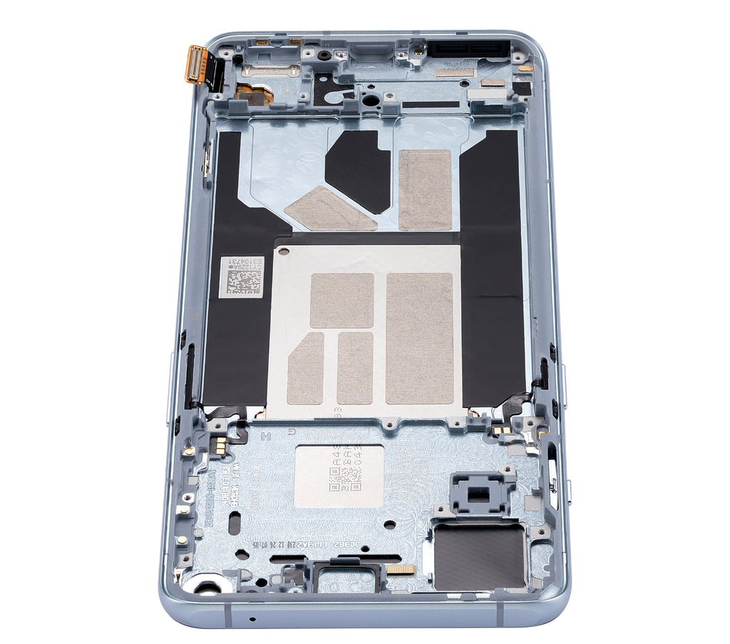OLED-Display mit Rahmen für OnePlus 9RT 5G (Refurbished) (Blau)