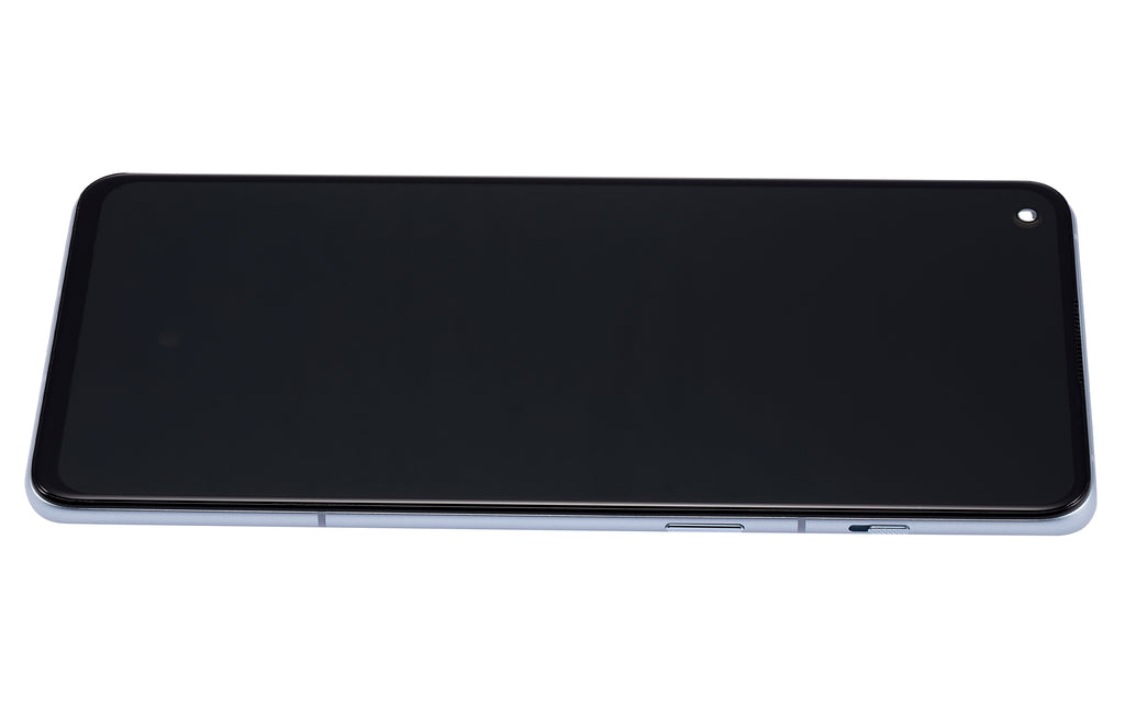 OLED-Display mit Rahmen für OnePlus 9RT 5G (Refurbished) (Blau)
