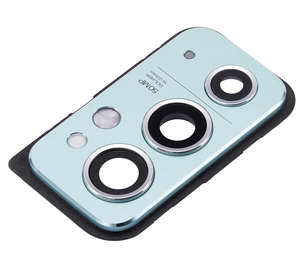 Rear Camera Lens with Cover and Frame for OnePlus 9RT 5G (Blue)