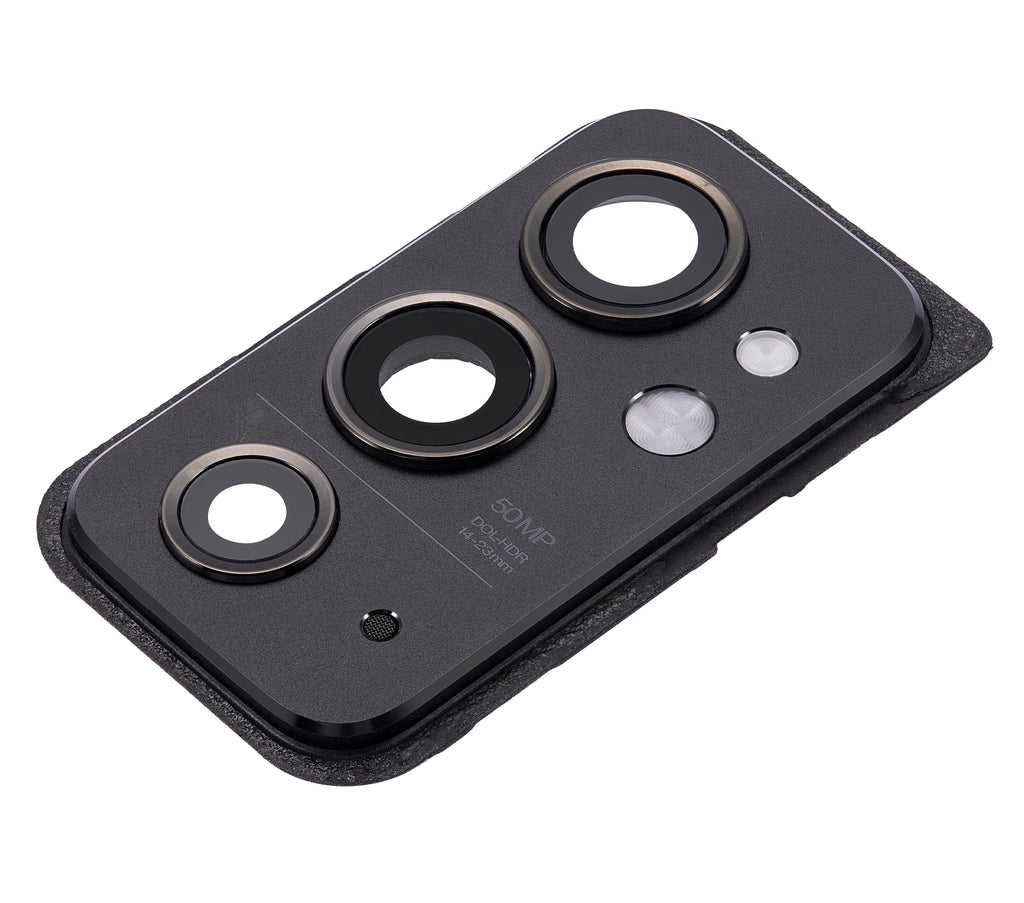 Kameralinse hinten mit Abdeckrahmenring für OnePlus 9RT 5G (Hacker Black)