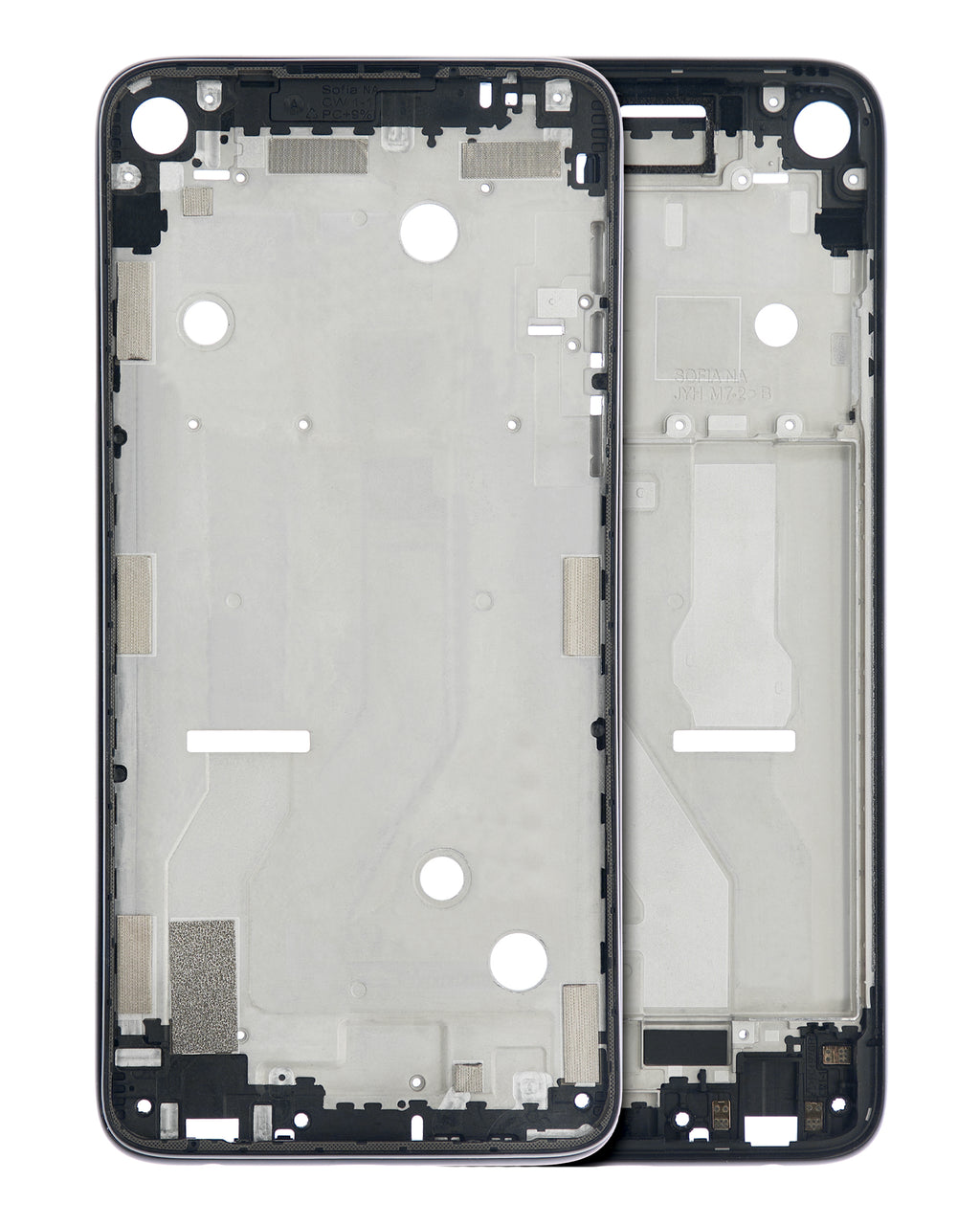 Backcover+Rahmen für Motorola Moto G Power 2020 Smoke Black