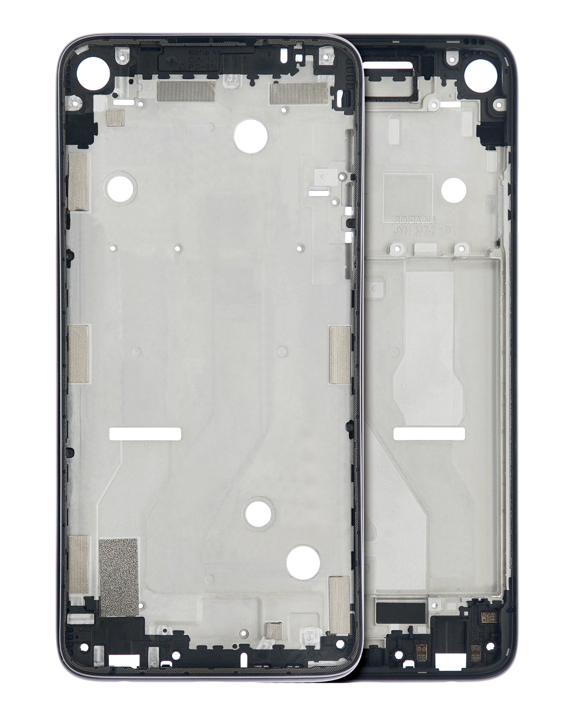 Backcover+Rahmen für Motorola Moto G Power 2020 Smoke Black