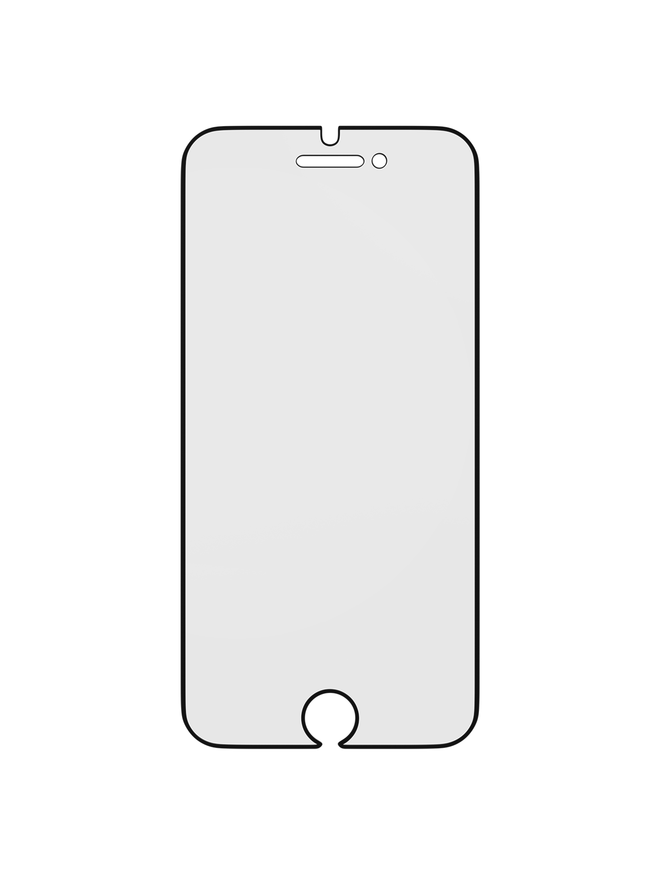 Casper Pro Silikon-Temperglas für iPhone 6/7/8 Plus klar