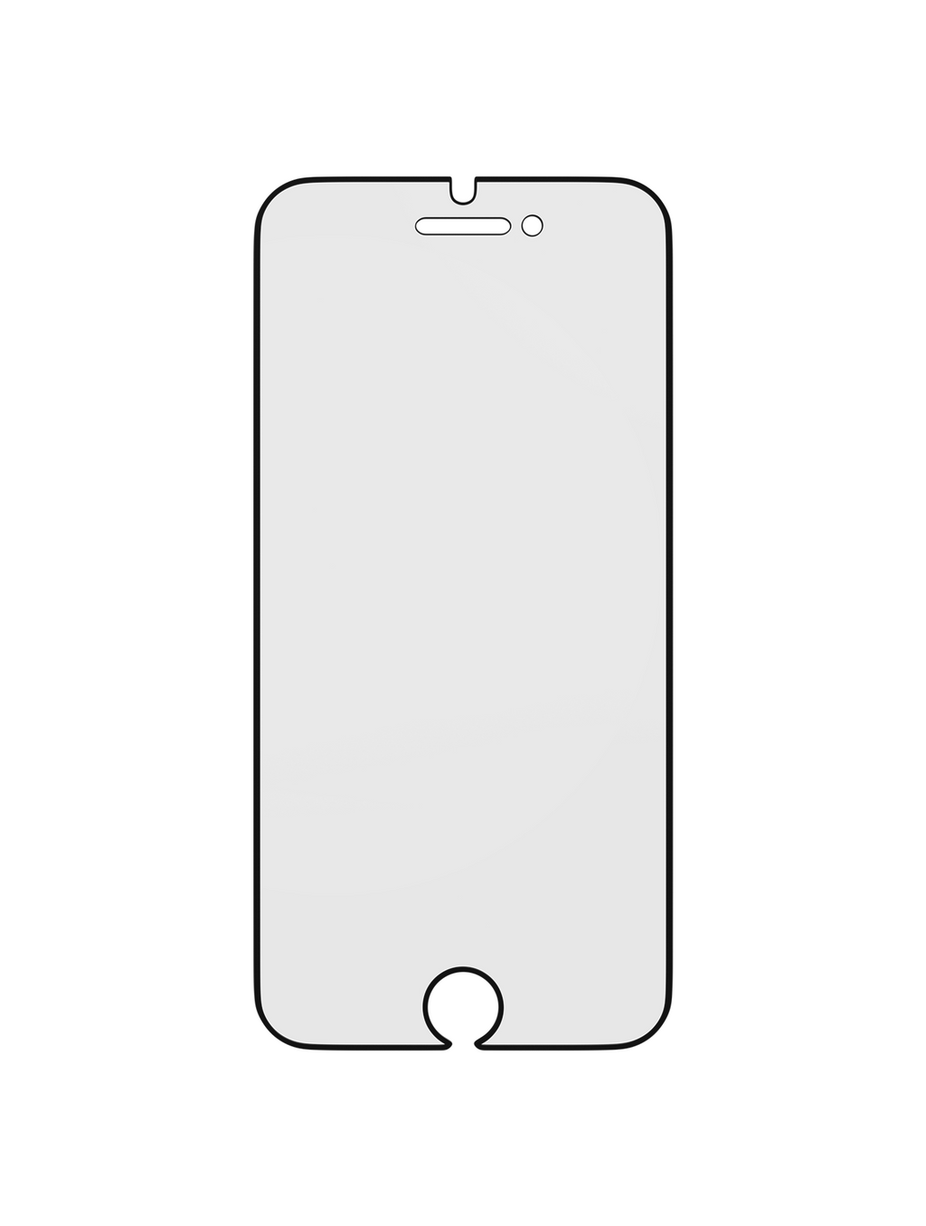 Casper Pro Silikon-Temperglas für iPhone 6/7/8 Plus klar