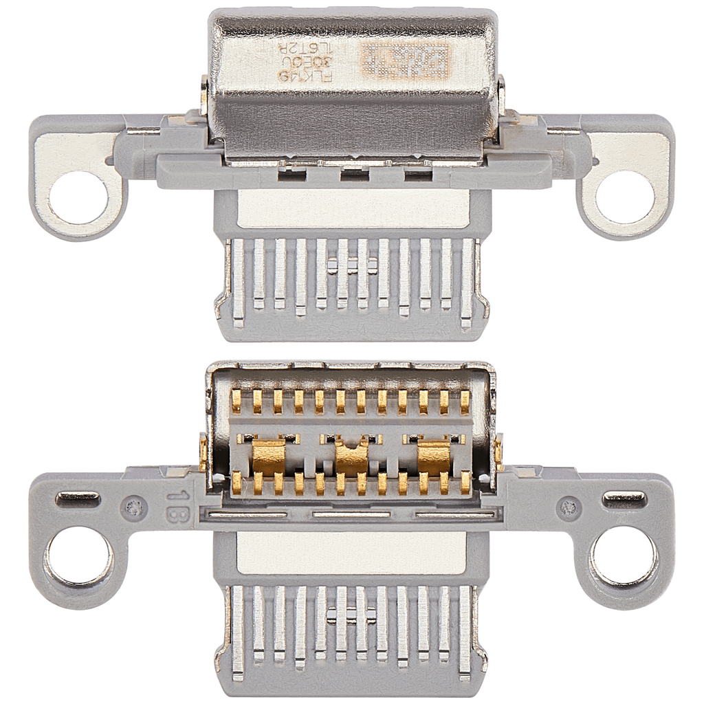 Charging Port for iPad 10 (2022) (Soldering Required) (Silver) (10-Pack)