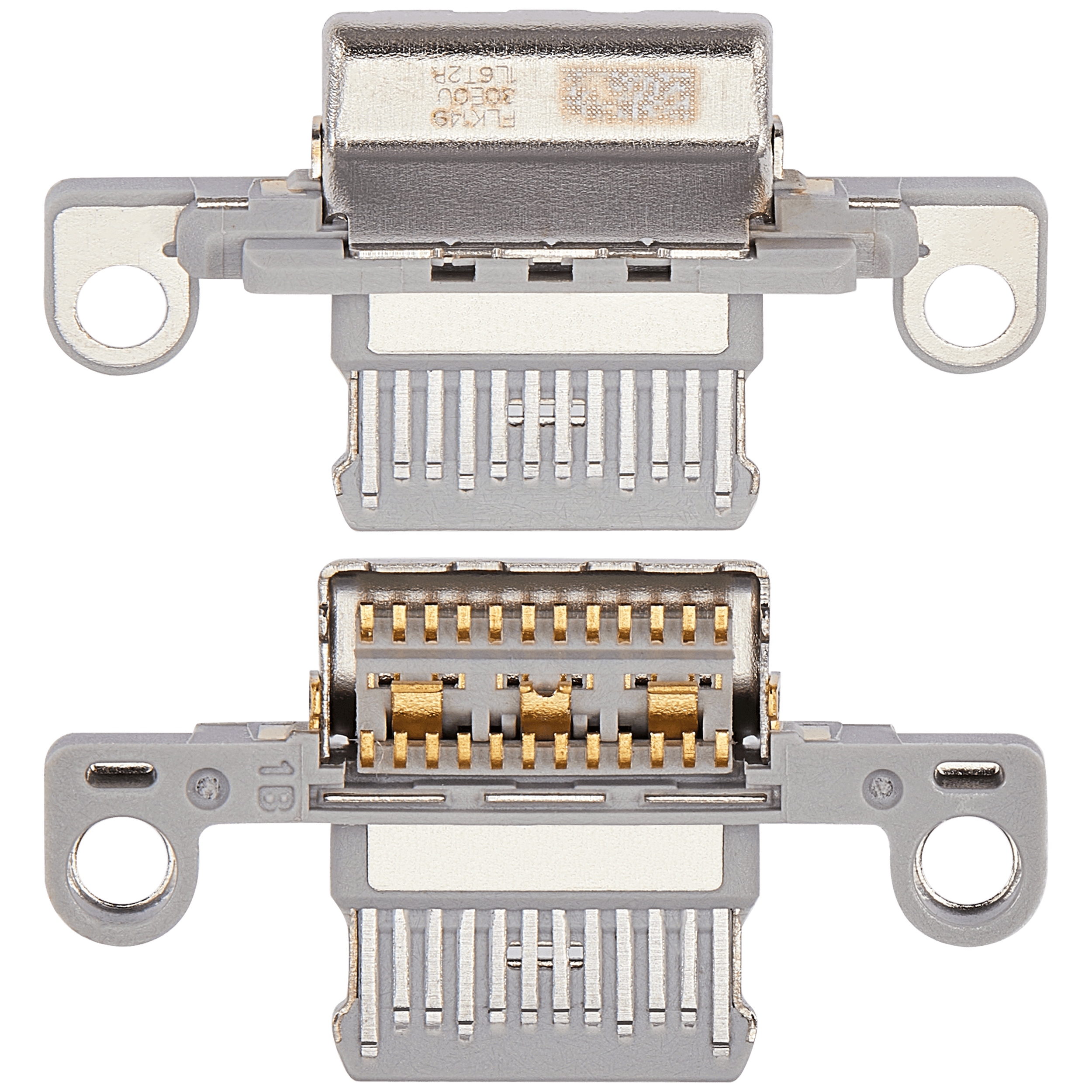 Charging Port for iPad 10 (2022) (Soldering Required) (Silver) (10-Pack)