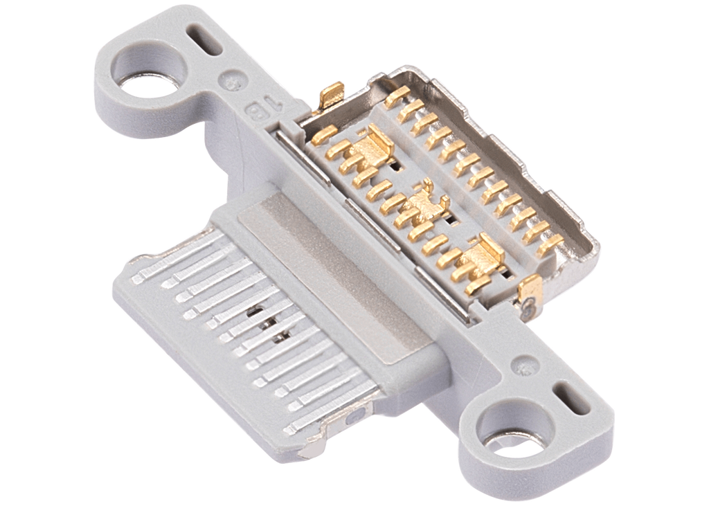 Charging Port for iPad 10 (2022) (Soldering Required) (Silver) (10-Pack)