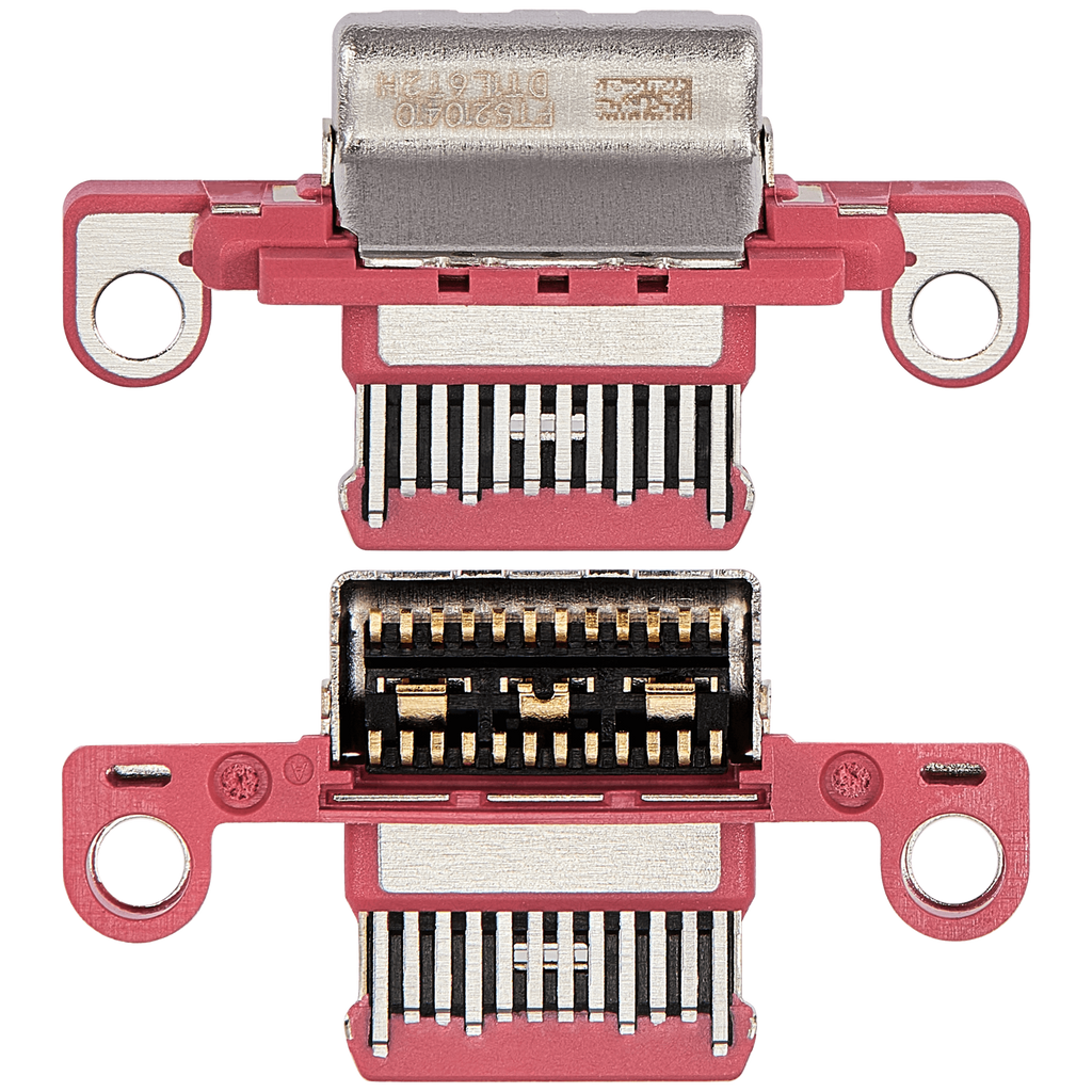Charging Port for iPad 10 (2022) (Soldering Required) (Pink) (10-Pack)