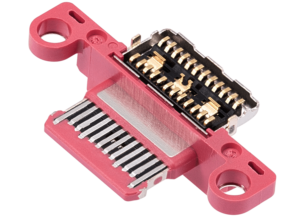 Charging Port for iPad 10 (2022) (Soldering Required) (Pink) (10-Pack)