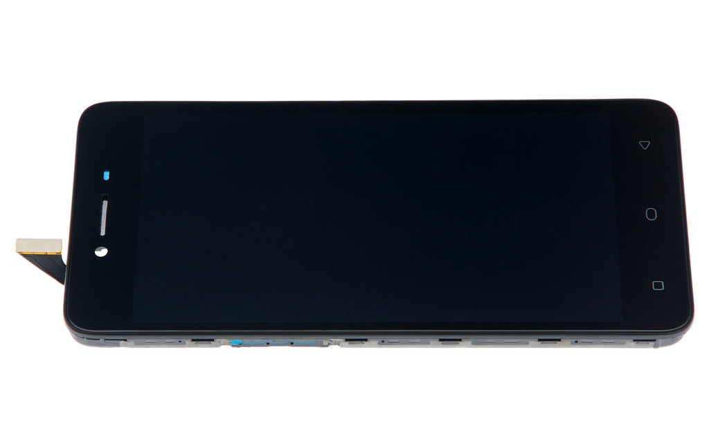LCD-Display mit Rahmen für OPPO A37 (generalüberholt) (Schwarz)
