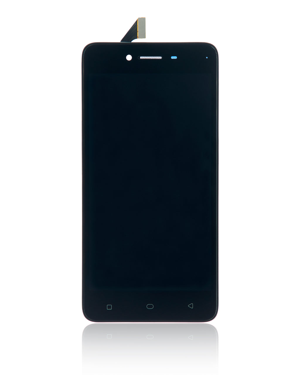 LCD-Display mit Rahmen für OPPO A37 (generalüberholt) (Schwarz)