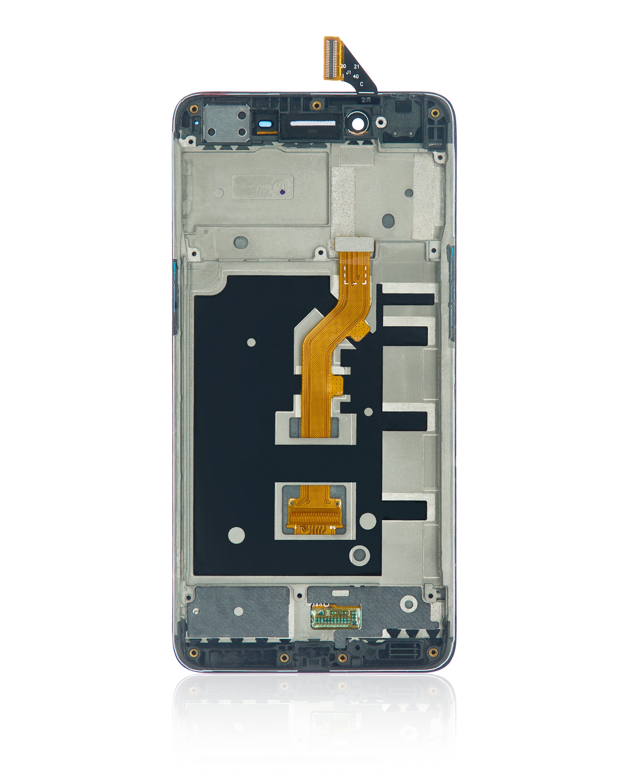LCD Display with Frame for OPPO A37 (Refurbished) (Black)