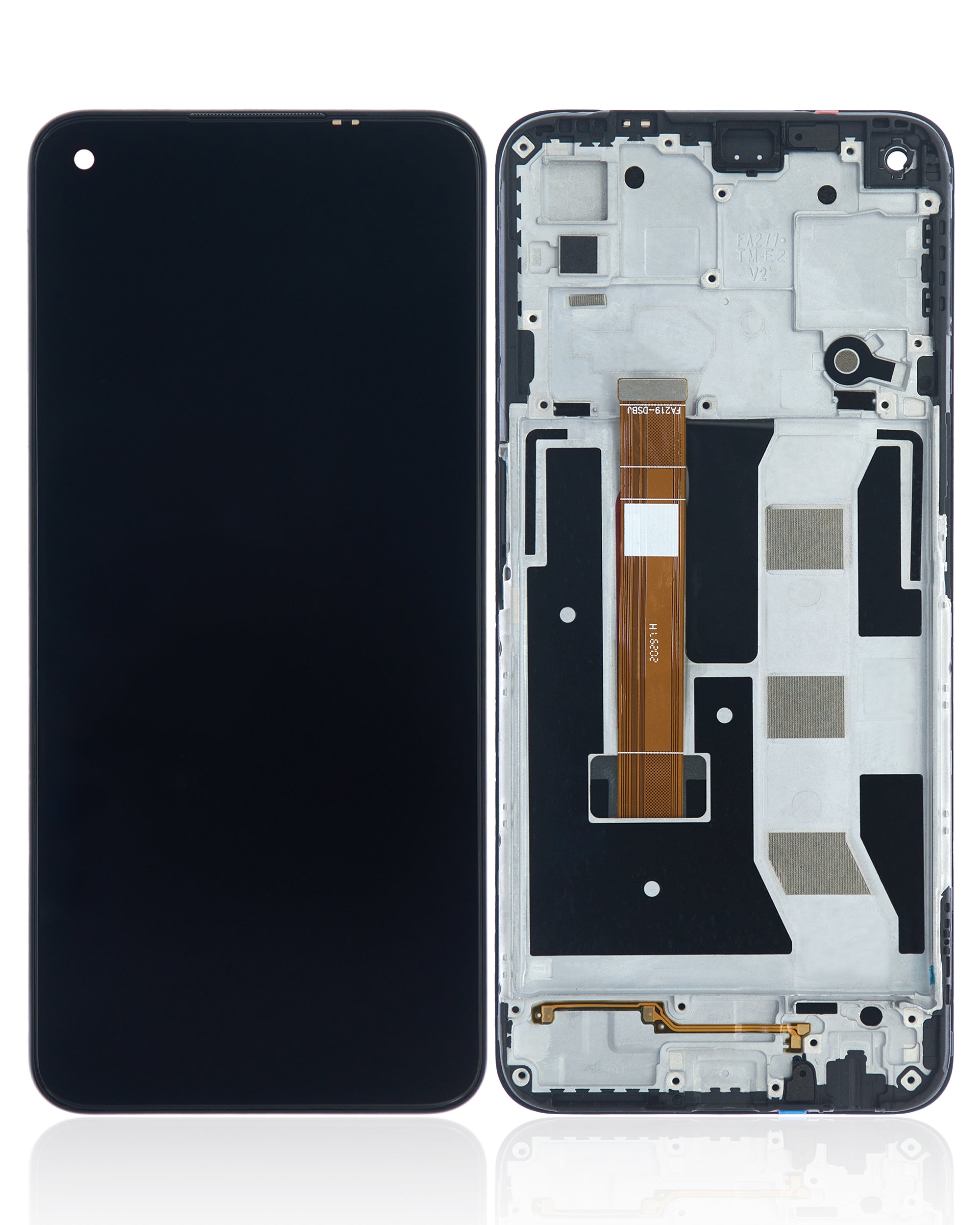 LCD-Display mit Rahmen für OPPO A53 5G (Refurbished) (Alle Farben)