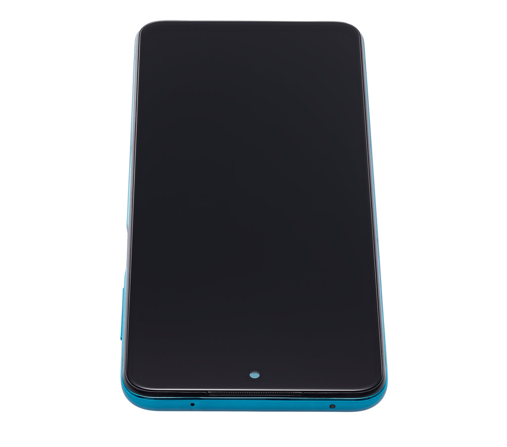 LCD-Display mit Rahmen für Xiaomi Redmi Note 9 Pro (Refurbished) Grün