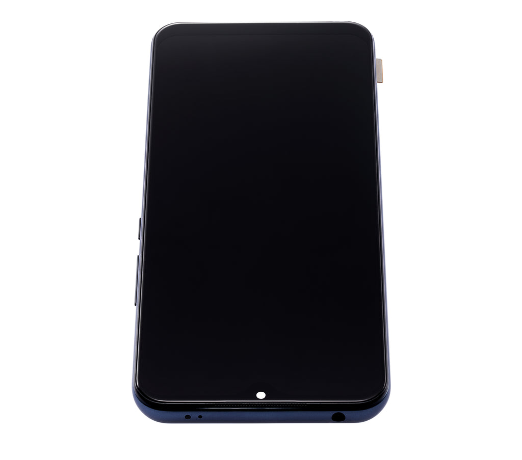 LCD-Display mit Rahmen für Xiaomi Mi 10 Lite 5G (Aftermarket Incell, Cosmic Gray
