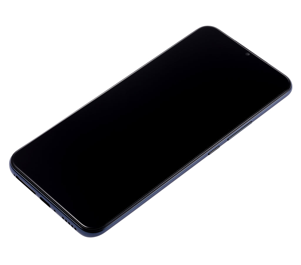 LCD-Display mit Rahmen für Xiaomi Mi 10 Lite 5G (Aftermarket Incell, Cosmic Gray