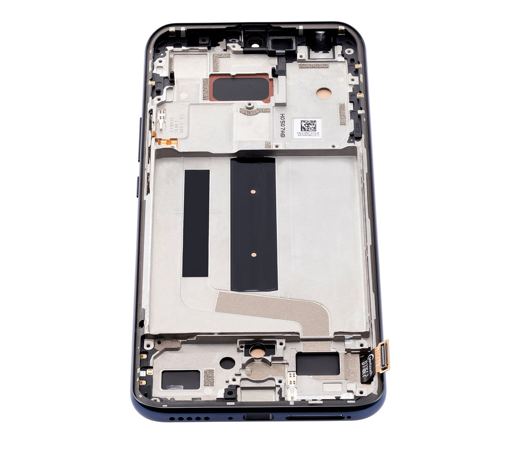 LCD-Display mit Rahmen für Xiaomi Mi 10 Lite 5G (Aftermarket Incell, Cosmic Gray