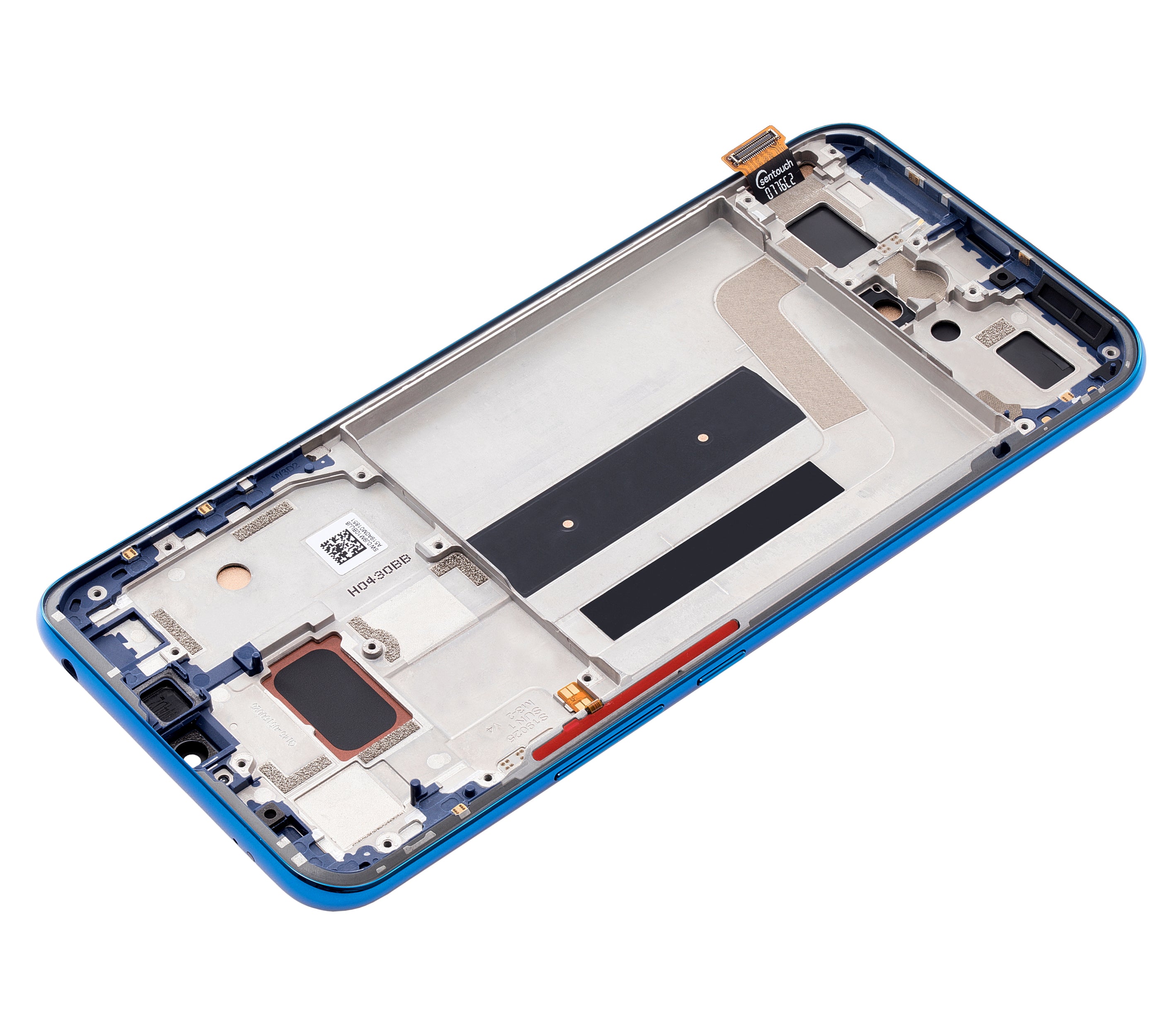 Display mit Rahmen Xiaomi Mi 10 Lite 5G Aurora Blue Aftermarket