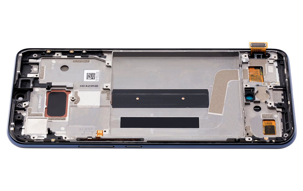OLED Display with Frame for Xiaomi Mi 10 Lite 5G (Aftermarket Plus) (Cosmic Gray)