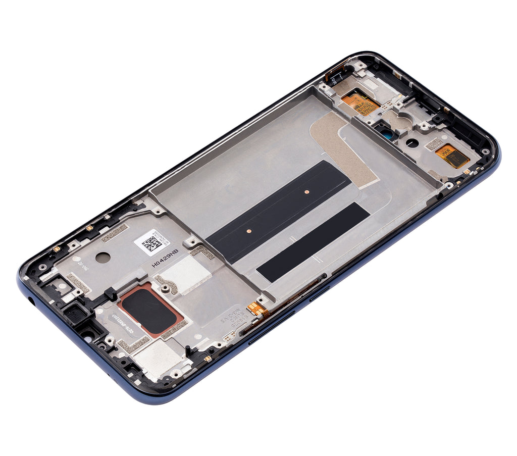 OLED Display with Frame for Xiaomi Mi 10 Lite 5G (Aftermarket Plus) (Cosmic Gray)