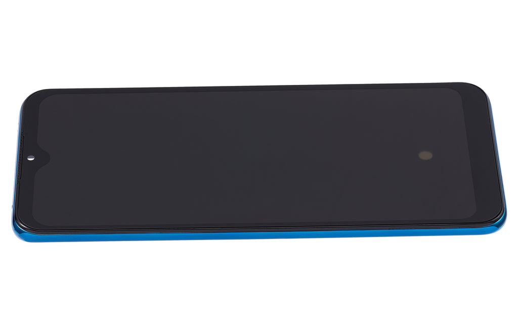 OLED-Display mit Rahmen Xiaomi Mi 10 Lite 5G (Aftermarket Plus) (Aurora Blue)