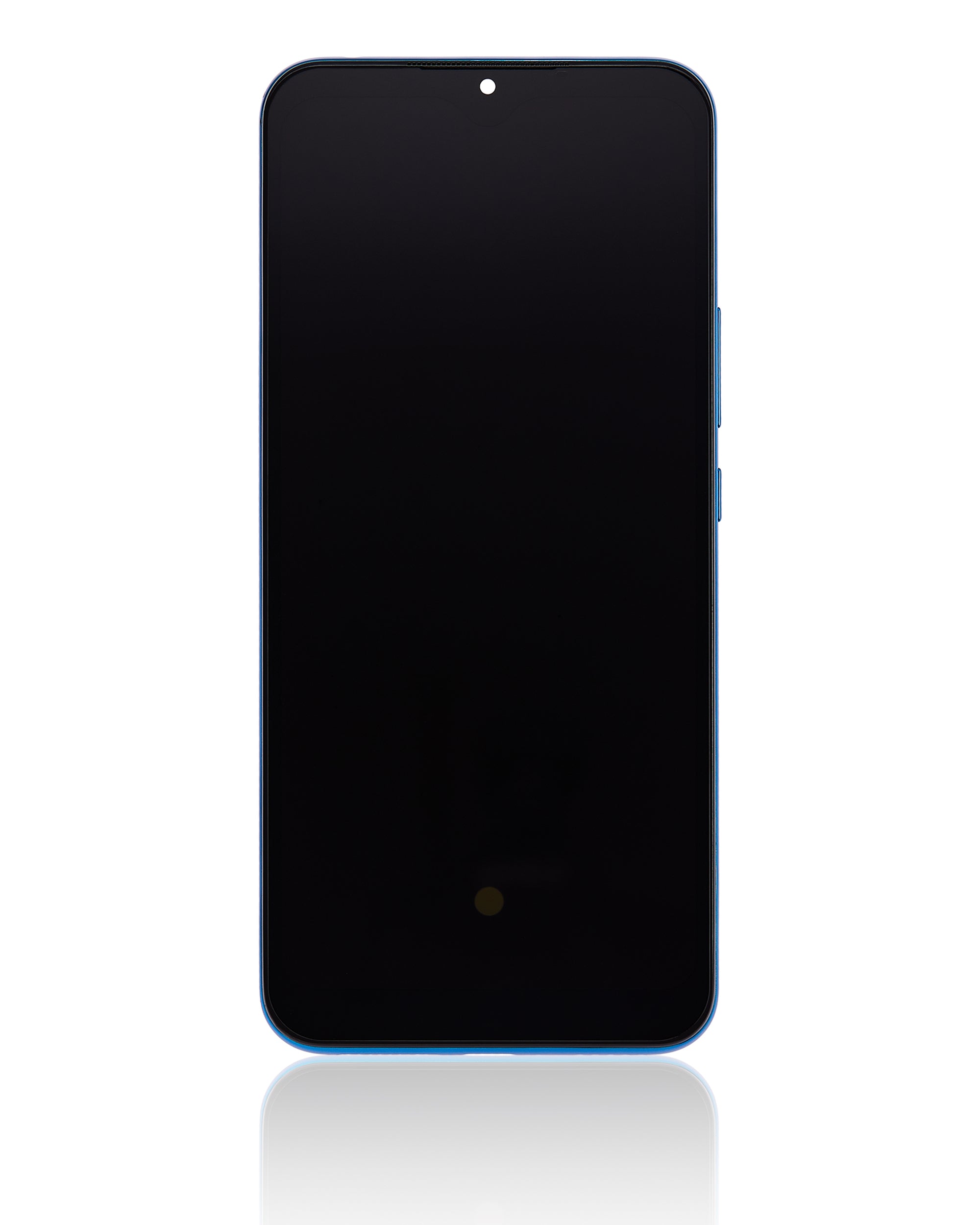 OLED-Display mit Rahmen Xiaomi Mi 10 Lite 5G (Aftermarket Plus) (Aurora Blue)
