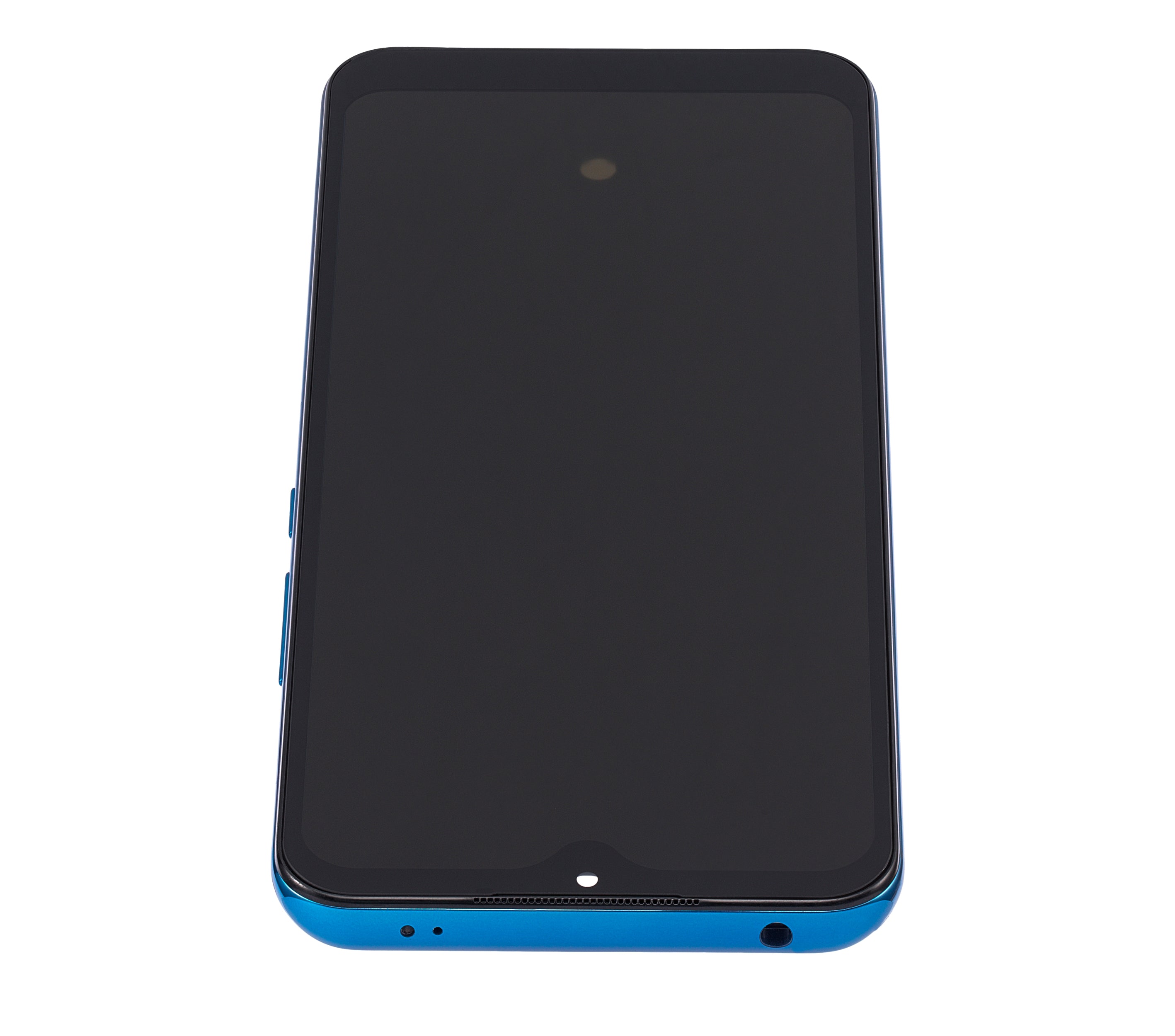 OLED-Display mit Rahmen Xiaomi Mi 10 Lite 5G (Aftermarket Plus) (Aurora Blue)