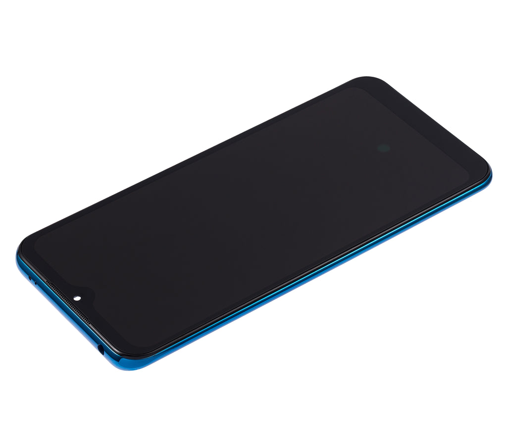 OLED-Display mit Rahmen Xiaomi Mi 10 Lite 5G (Aftermarket Plus) (Aurora Blue)