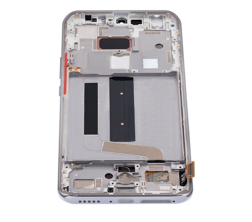 OLED Display with Frame for Xiaomi Mi 10 Lite 5G (Aftermarket Plus) (Dream White)