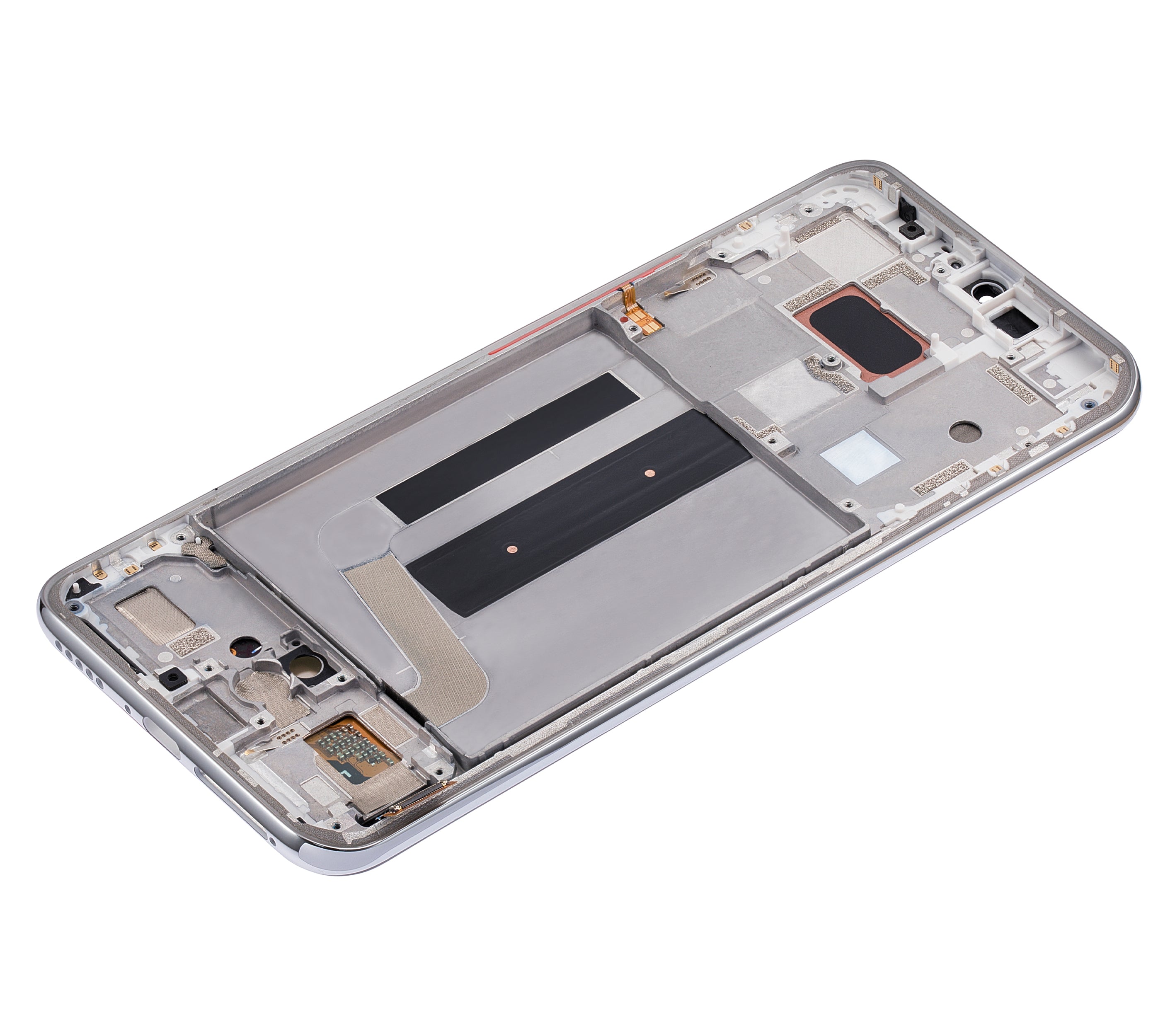 OLED Display with Frame for Xiaomi Mi 10 Lite 5G (Aftermarket Plus) (Dream White)