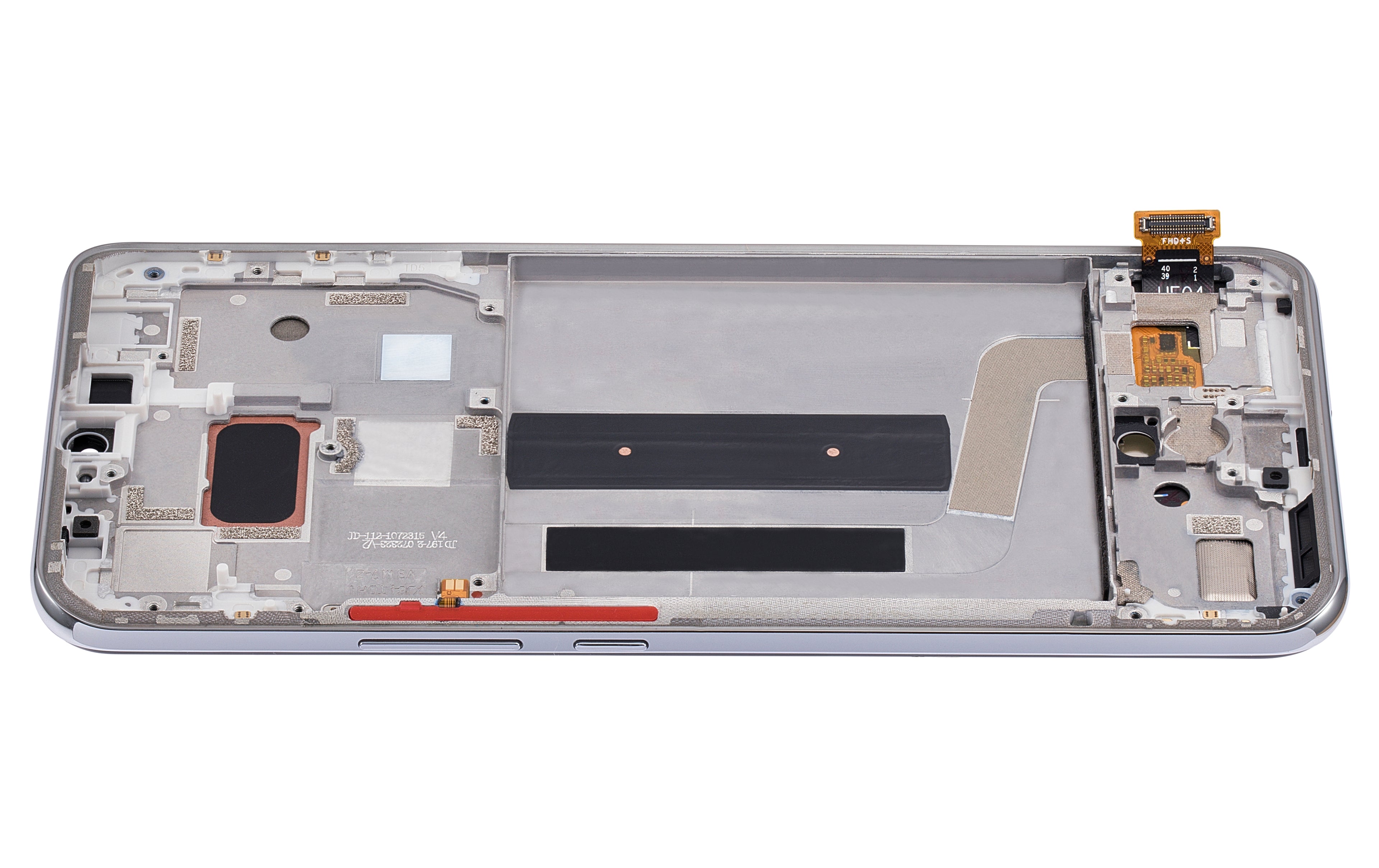 OLED-Display mit Rahmen für Xiaomi Mi 10 Lite 5G (Refurbished) (Dream White)