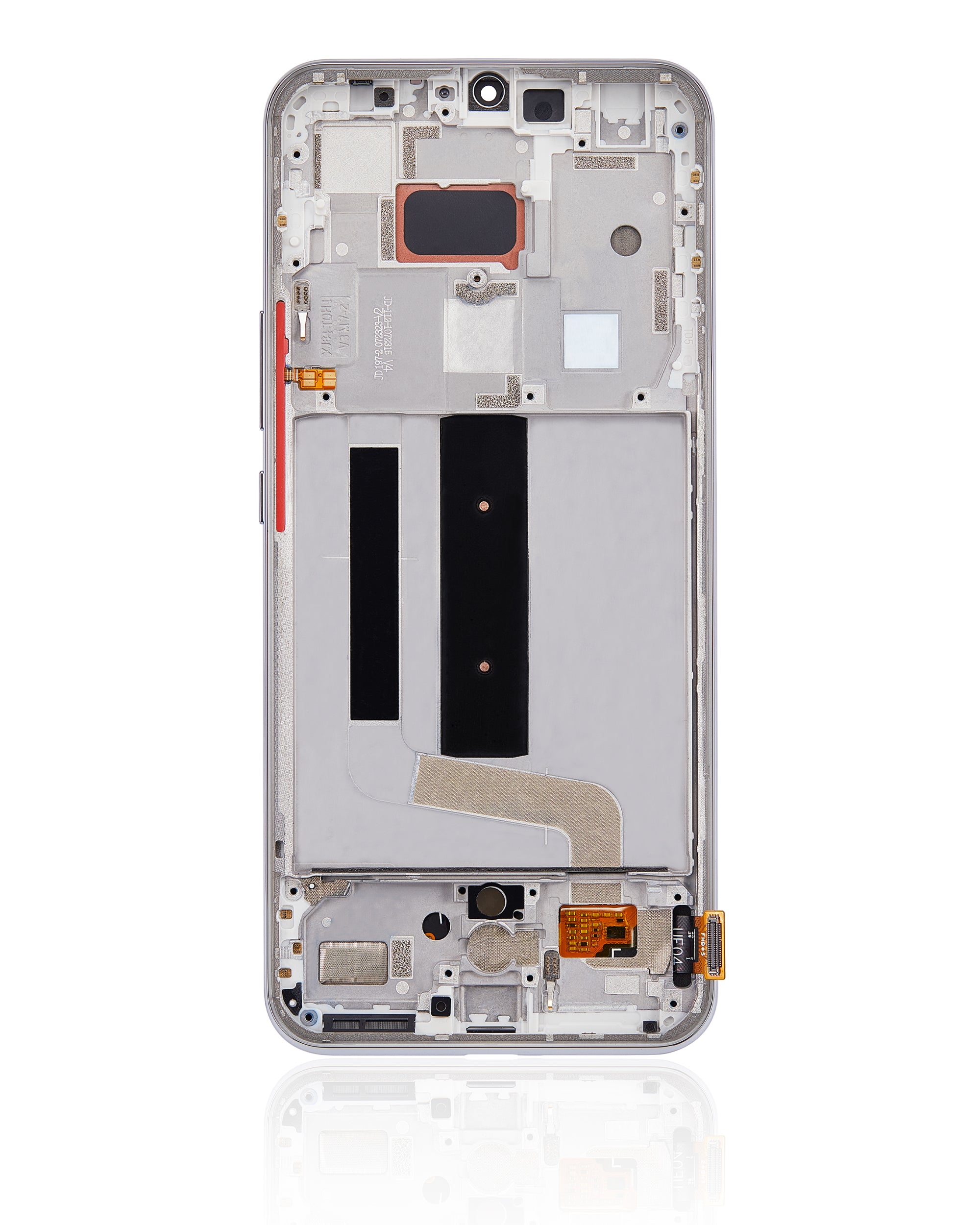 OLED-Display mit Rahmen für Xiaomi Mi 10 Lite 5G (Refurbished) (Dream White)