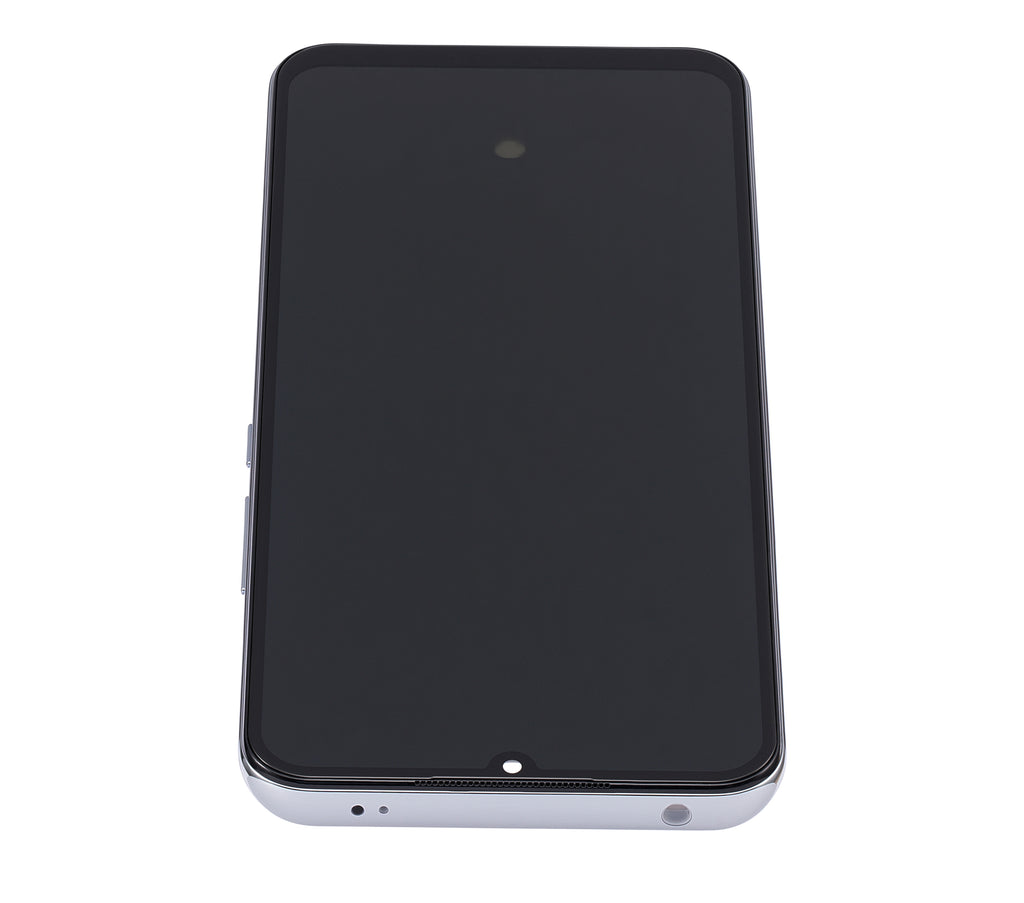 OLED-Display mit Rahmen für Xiaomi Mi 10 Lite 5G (Refurbished) (Dream White)