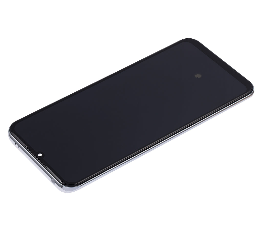 OLED-Display mit Rahmen für Xiaomi Mi 10 Lite 5G (Refurbished) (Dream White)