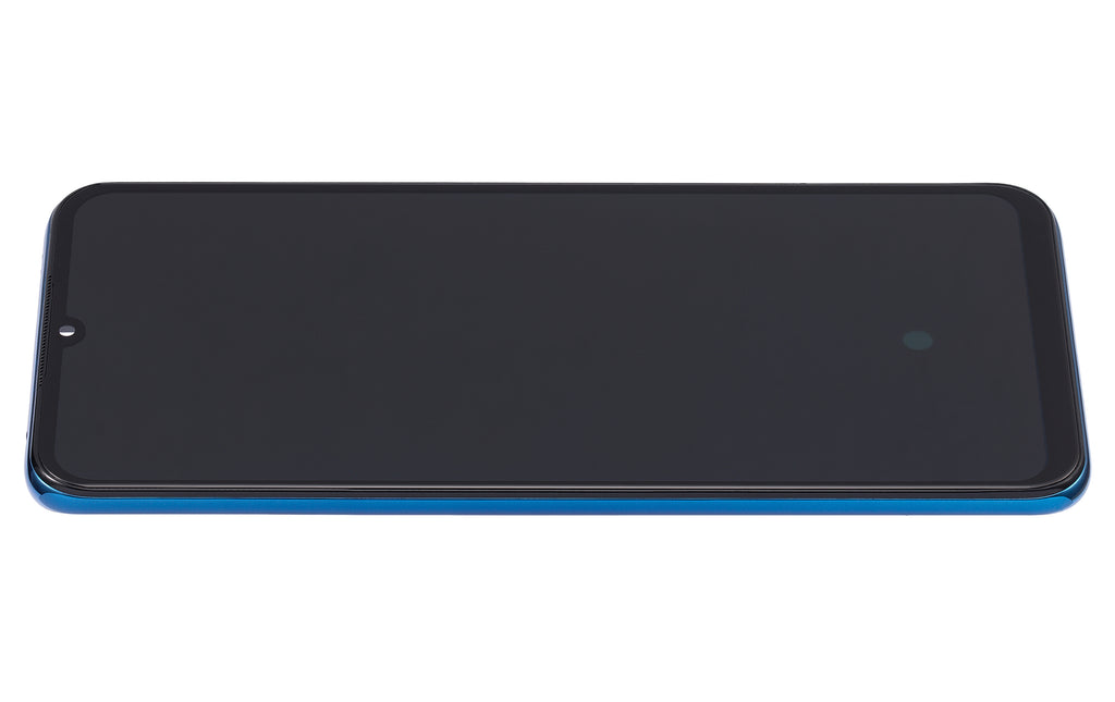OLED-Display mit Rahmen für Xiaomi Mi 10 Lite 5G (Refurbished) (Aurora Blue)