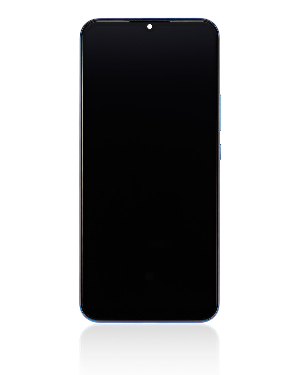OLED-Display mit Rahmen für Xiaomi Mi 10 Lite 5G (Refurbished) (Aurora Blue)