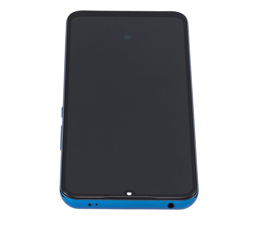 OLED-Display mit Rahmen für Xiaomi Mi 10 Lite 5G (Refurbished) (Aurora Blue)